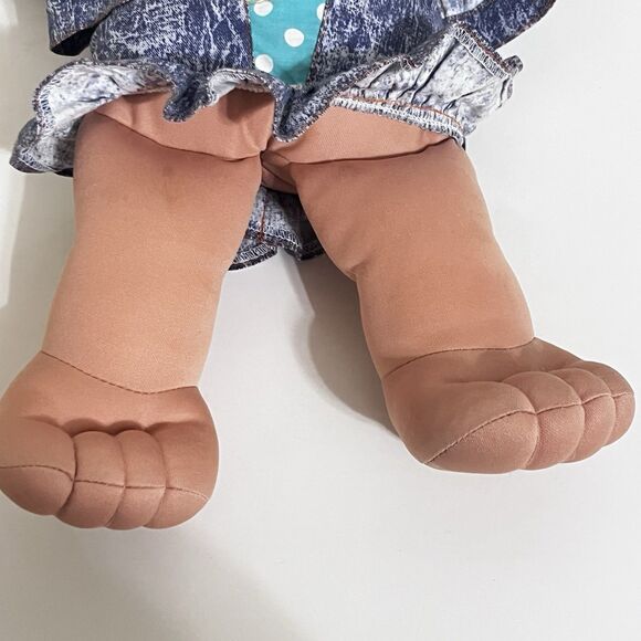 Vintage Ace Novelty Treasure Troll Tot Green Heart Wishstone Large Doll 14" - Picture 10 of 16